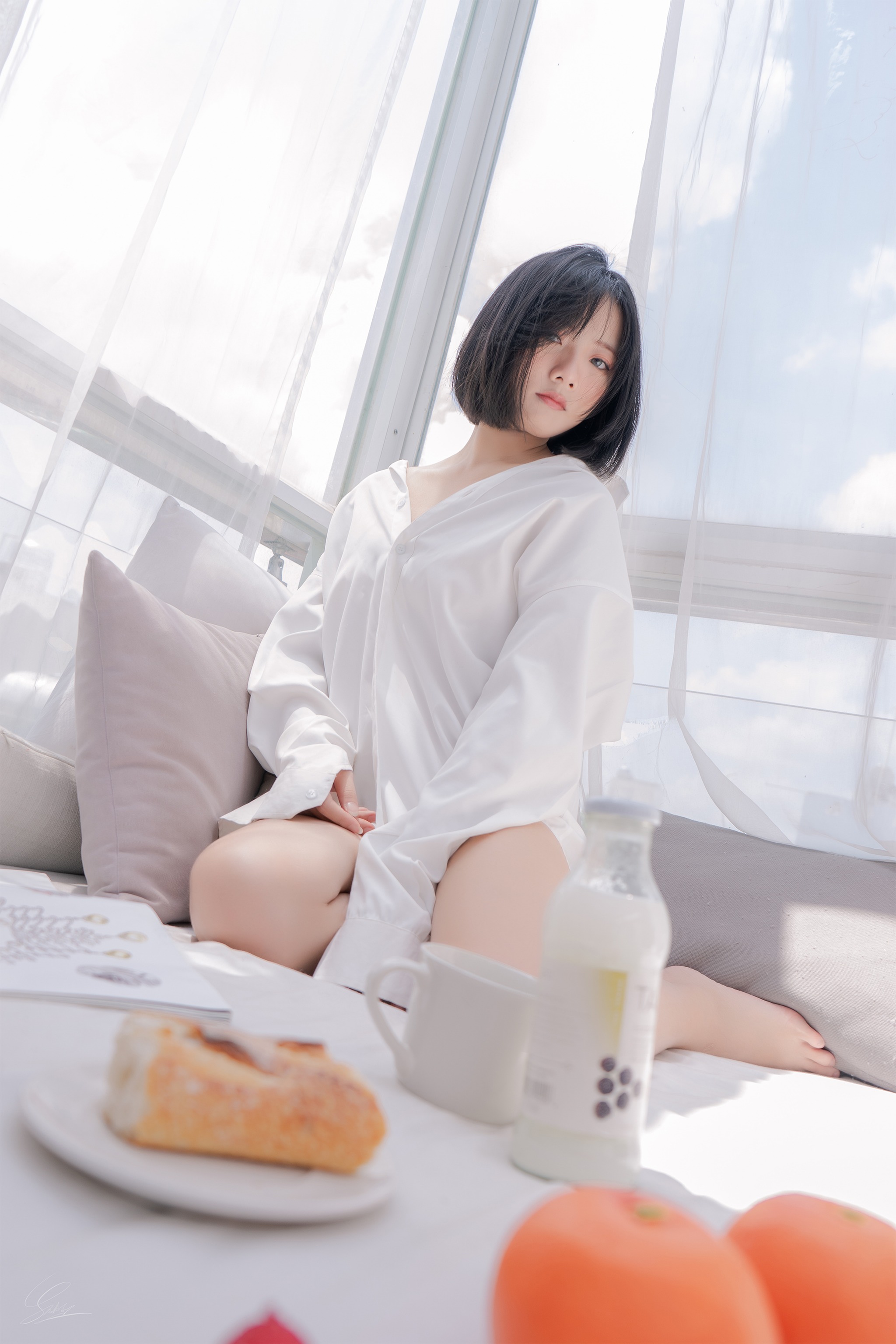 图片[1]-Messie Huang – NO.005 Boyfriends shirt [26P]-XikXak